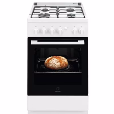 Immagine di Cucina con forno e piano cottura elettrici 56 litri bianco ELECTROLUX LKK500000W 943005284