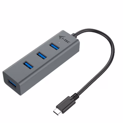 Immagine di USB-C metal 4-port hub 4x USB 3.0