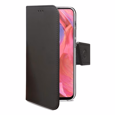 Immagine di Cover similpelle nero CELLY WALLY - Oppo A74 5G/ A93 5G/ A54 4G/ A54 5G WALLY963
