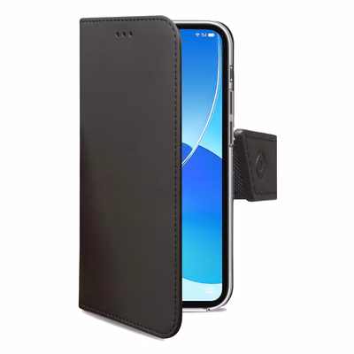 Immagine di Cover similpelle nero CELLY WALLY - Oppo Redno 6 Pro 5G WALLY980