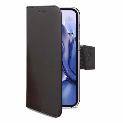 Immagine di Cover similpelle nero CELLY WALLY - Xiaomi 11T Pro 5G/ Xiaomi 11T 5G WALLY982