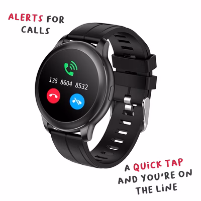 Immagine di Smartwatch 1,69" CELLY TRAINERROUND - Smartwatch TRAINER COLLECTION TRAINERROUNDBK