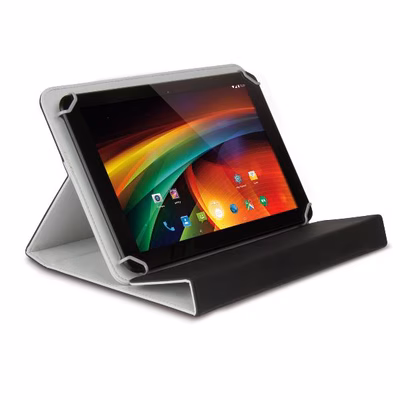 Immagine di Cover ecopelle nero HAMLET XPADCV780BK UNIVERSALE PER TABLET 7" e 8" XPADCV780BK