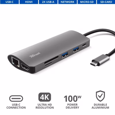 Immagine di Dalyx 7-in-1 USB-C adapter