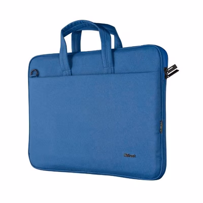 Immagine di Notebook da 16 poliestere blu titanio TRUST BOLOGNA LAPTOP BAG 16" ECO BLUE 24448