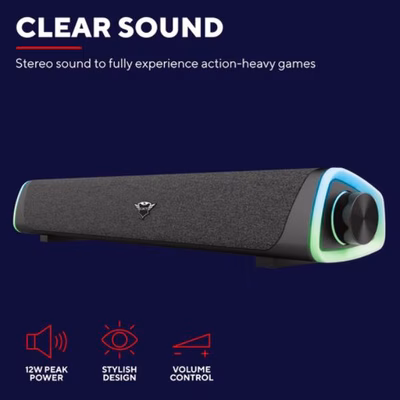 Immagine di Soundbar led gxt620 axon rgb trust