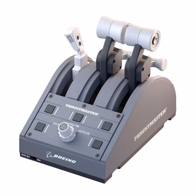 Immagine di Joystick + timone per gaming thrustmaster 4060219 tca quadrant boeing edition