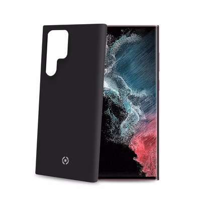 Immagine di Cover tpu nero CELLY CROMO - Samsung Galaxy S22 Ultra 5G/ Galaxy S22 Ul CROMO1012BK