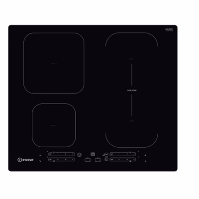 Immagine di Piano cottura elettrici vetro ceramica nero INDESIT IB 65B60 NE IB65B60NE