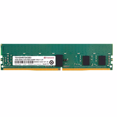 Immagine di Modulo di memoria dimm 8GB ddr4 tft 3.200 mhz TRANSCEND TS1GHR72V2B3
