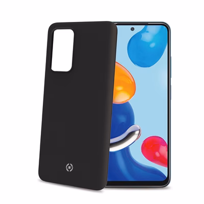 Immagine di Cover tpu nero CELLY CROMO - Xiaomi Redmi Note 11/ Redmi Note 11s CROMO1021BK