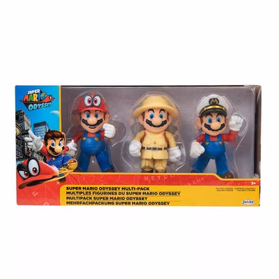 Immagine di JAKKS Super Mario 4 Mario odyssey 3-pack 406534