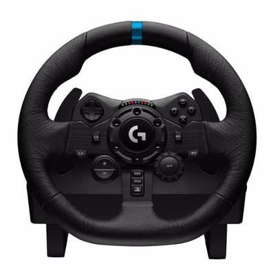 Immagine di Volante + pedali nero LOGITECH G923 RACING WHEEL AND PEDALS 941-000158
