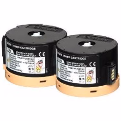 Immagine di Toner Laser EPSON C13S050710 nero 2500x2 copie conf.2pz