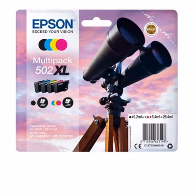 Immagine di Multipack Inkjet epson c13t02w64020 nero+ciano+magenta+giallo 28,4 ml