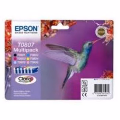Immagine di Inkjet EPSON C13T08074021 6 colori 220 copie conf.6pz