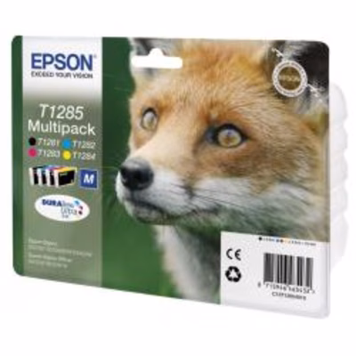 Immagine di Inkjet epson c13t12854022 16,4 ml n+c+m+g 16,4 ml conf.4pz