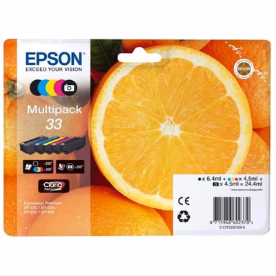 Immagine di Inkjet EPSON C13T33374021 5 colori 24,4 ml conf.5pz