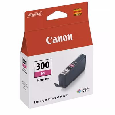 Immagine di Inkjet CANON PFI-300PM 4198C002 magenta foto 14,4 ml