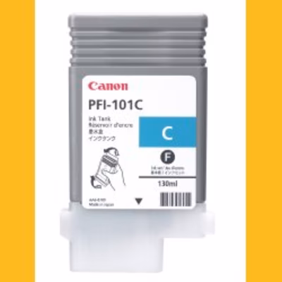 Immagine di Inkjet CANON PFI-101C 0884B001AA ciano 250 copie