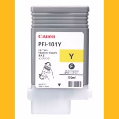 Immagine di Inkjet CANON PFI-101Y 0886B001AA giallo 250 copie