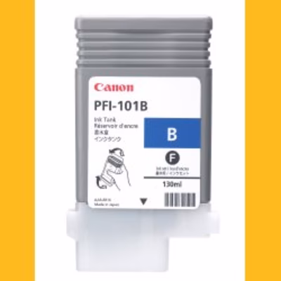 Immagine di Inkjet CANON PFI-101B 0891B001AA blu 250 copie