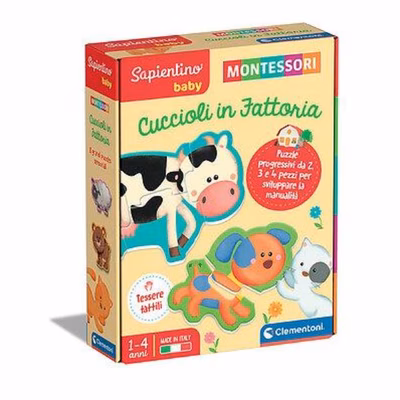 Immagine di Montessori baby cuccioli fattoria