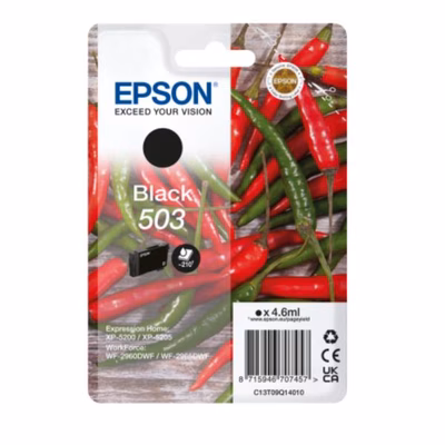 Immagine di Inkjet EPSON 503 C13T09Q14010 nero 4,6 ml