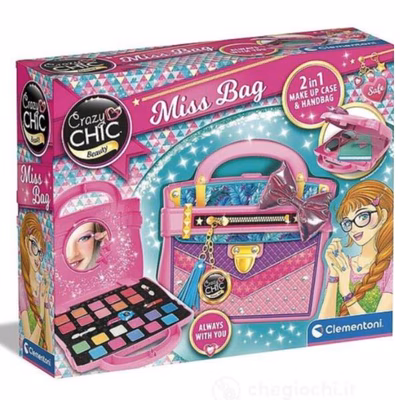 Immagine di Kit creativo CLEMENTONI Crazy Chic - Miss Bag 18734