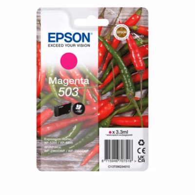 Immagine di Inkjet EPSON 503 C13T09Q34010 magenta 165 copie