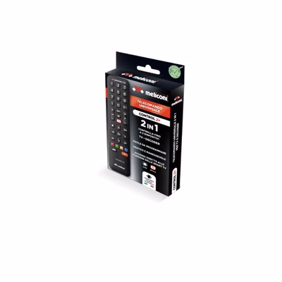 Immagine di Telecomando universale Nero MELICONI Control 2+ 808038