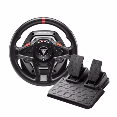 Immagine di Volante + pedali Nero THRUSTMASTER T128 4160781