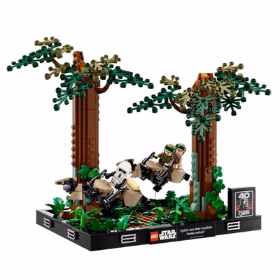 Immagine di Costruzioni LEGO Diorama Inseguimento con lo speeder su Endor 75353
