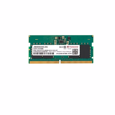 Immagine di Modulo di memoria dimm 8GB ddr5 tft 4.800 mhz TRANSCEND JM4800ASG-8G - DRAM DDR5 SO-DIMM 4800MHz