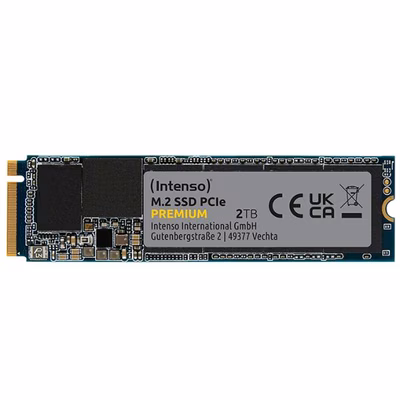 Immagine di Ssd interni 2000GB m.2 pcie 3.0x4 INTENSO M.2 SSD PCIE PREMIUM 2 TB, GEN 3X4 3835470