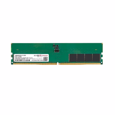 Immagine di Modulo di memoria so-dimm 32GB ddr5 tft 4.800 mhz TRANSCEND JM4800ALE-32G - DRAM DDR5 U-DIMM 4800