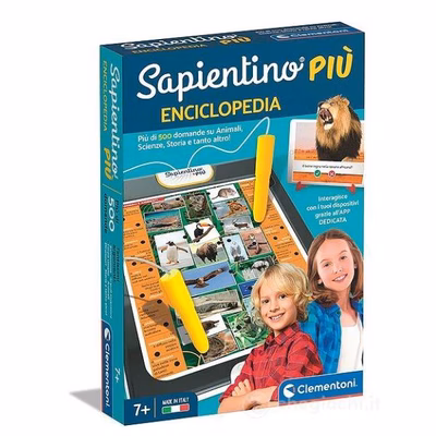 Immagine di Giochi interattivi CLEMENTONI CLEMENTONI - SAPIENTINO INTERACTIVE ENCICLOPEDIA 16728