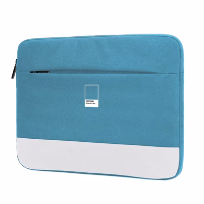 Immagine di Accessori notebook poliestere / pu Azzurro PANTONE PANTONE - Sleeve for PC up to 16'' IT COLLECTION