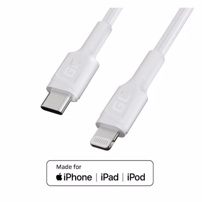 Immagine di Cable 100cm usb-c/lightning mfi w