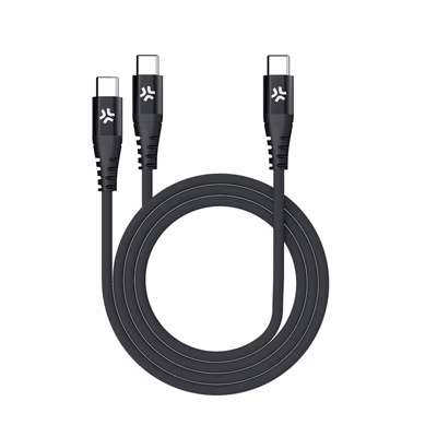 Immagine di USB-C to 2 USB-C cable bk