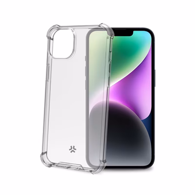 Immagine di Cover tpu + policarbonato Trasparente CELLY ARMOR - Apple iPhone 15 ARMOR1053WH