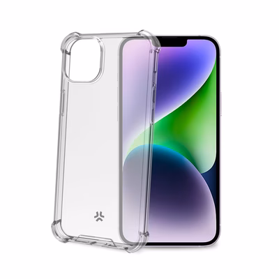 Immagine di Cover tpu + policarbonato Trasparente CELLY ARMOR - Apple iPhone 15 Plus ARMOR1055WH
