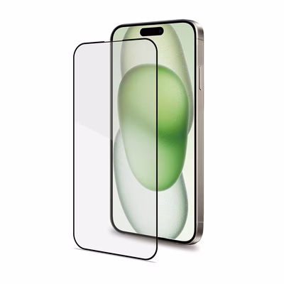 Immagine di Proteggi schermo full glass vetro temperato CELLY FULLGLASS - Apple iPhone 15 Plus FULLGLASS1055BK