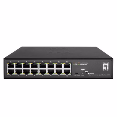 Immagine di Switch LEVEL ONE LEVELONE GES-2216 - SWITCH HILBERT 16-PORTE GIGABI GES-2216
