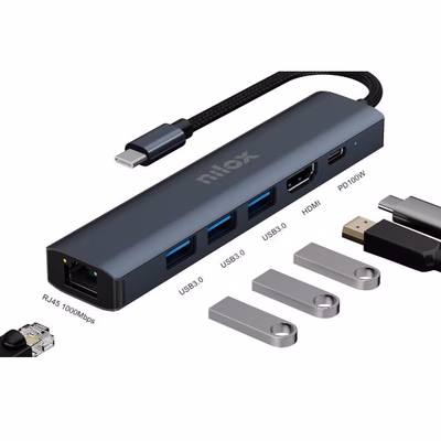 Immagine di Dock USB-C 6 in 1