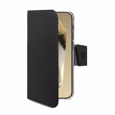 Immagine di Cover similpelle Nero CELLY WALLY - Samsung Galaxy S24 Ultra 5G/ Galaxy S24 Ul WALLY1067