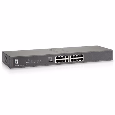 Immagine di Switch LEVEL ONE LEVELONE GSW-1657 - SWITCH 16-PORTE GIGABIT GSW-1657