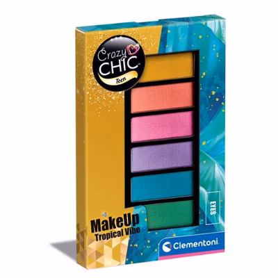 Immagine di Palette con 6 ombretti brillanti CLEMENTONI TROPICAL VIBE