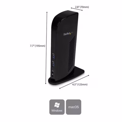 Immagine di Docking station dvi HDMI USB 3