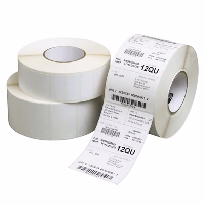 Immagine di Etichette in rotolo a trasferimento termico (TTR) mm 50x25 anima mm 40